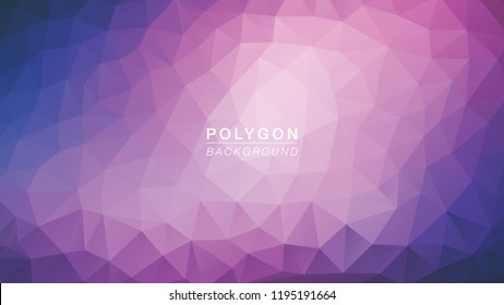 Polygon Purple Mac. Polygonal for Background. Vector Illus EPS10