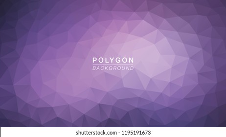 Polygon Purple02. Polygonal for Background. Vector Illus EPS10
