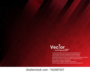 polygon red square highlight shadow abstract background