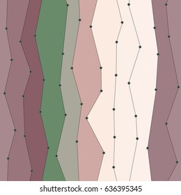 Polygon seamless flat vector pattern with gradient and joint lines