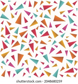 Polygon seamless pattern background with colorful, Seamless pattern of triangles