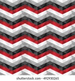 polygon seamless pattern. Fashion graphic design.Vector illustration. Optical illusion 3D. Modern stylish abstract texture. Template for print, textile, wrapping, decoration and businesses.