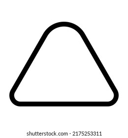 Polygon shape, element with rounded corners