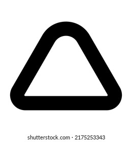 Polygon shape, element with rounded corners