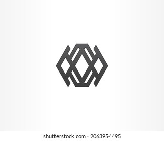 concepto de icono del logotipo de la forma de polígono