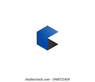 Polygon shape vector branding logo design icon