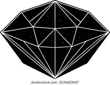 polygon silhouette vector design.this is an editable and printable vector eps file