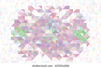 Polygon texture background. Vector clip art.