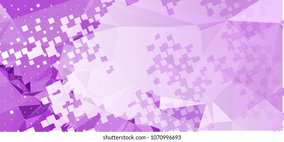 Polygon texture background. Vector clip art.