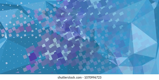 Polygon texture background. Vector clip art.