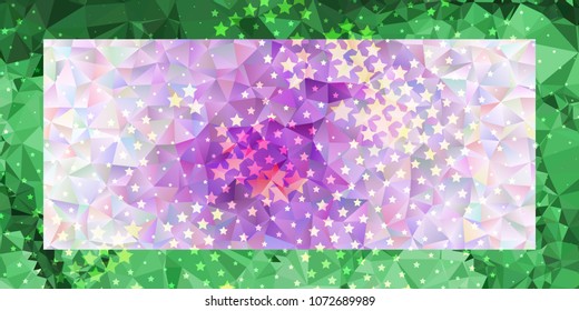 Polygon texture background. Vector clip art.