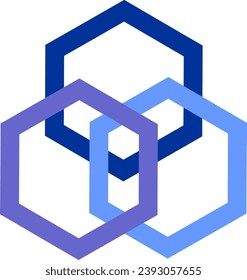 polygon tree abstract vector logo