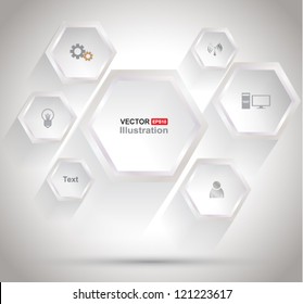 Polygon vector background 3d style / business background / fashion background