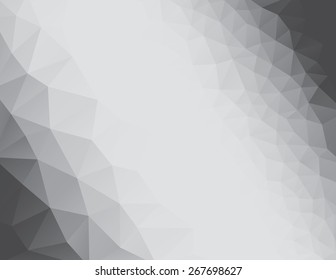 Polygon vector background illustration