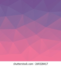 Polygon vector background illustration