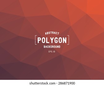 Polygon vector background illustration