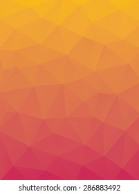 Polygon vector background illustration