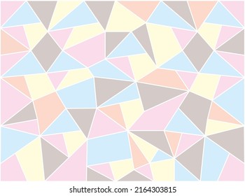 polygon vector background pastel color ,diamond vector background, diamond pastel color background
