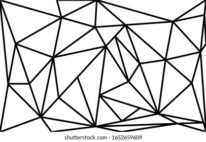 Polygon vector icon on a white background