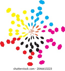 Polygon wave arts (Vector quality)