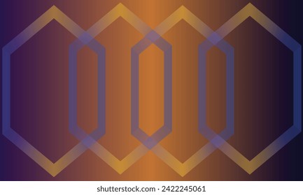 Polygon wave line abstract line modern technology design  wave line background design modern abstract purple orange wave line design frame design