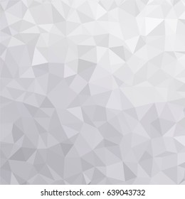 Polygon white and grey abstract background