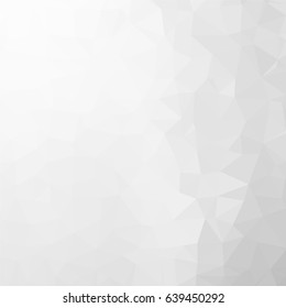Polygon white and grey abstract background