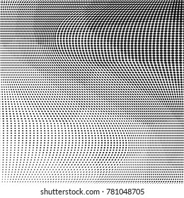 Polygonal abstrac monochrome halftone pattern. Design template vector illustration with dots. Modern dotted background for web sites, sticker labels,postcards,banners, corporate identity, cover design
