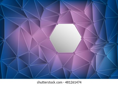Polygonal abstract background