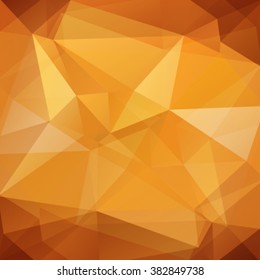 Polygonal abstract background with beige and brown triangles.