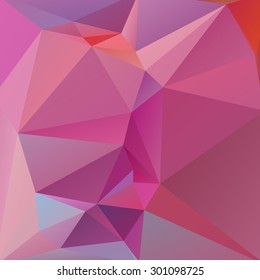 polygonal abstract background consisting of pink triangles, vector illustration