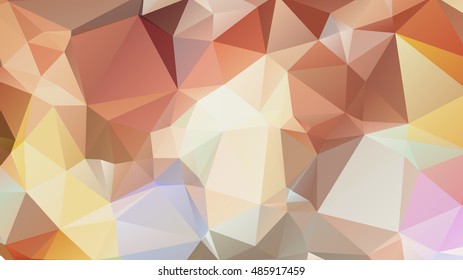 polygonal abstract background consisting of triangles  blue color . Abstract rainbow color Triangle Geometrical Background

