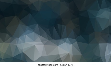 polygonal abstract background consisting of triangles  blue color . Abstract rainbow color Triangle Geometrical Background