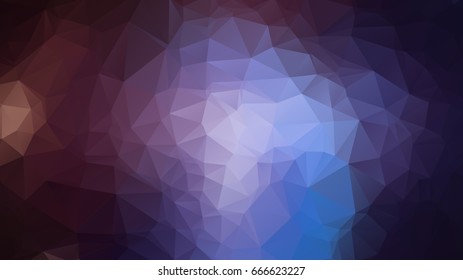 polygonal abstract background consisting of triangles  blue color . Abstract rainbow color Triangle Geometrical Background