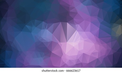 polygonal abstract background consisting of triangles  blue color . Abstract rainbow color Triangle Geometrical Background