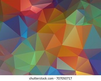 polygonal abstract background consisting of triangles