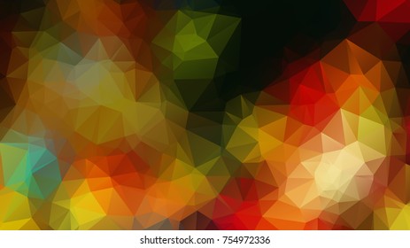 polygonal abstract background consisting of triangles blue color . Abstract color Triangle Geometrical Background
