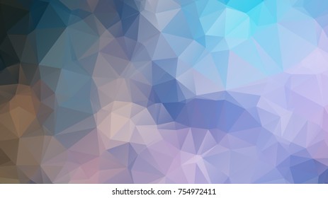 polygonal abstract background consisting of triangles blue color . Abstract color Triangle Geometrical Background