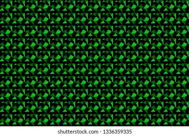  Polygonal abstract background in green tone. Seamless texture. Background for sites about the protection of nature, about plants, about vegetables and fruits. On St. Patrick's Day. Vector.
