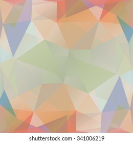 Polygonal abstract background with light violet and pink triangles.