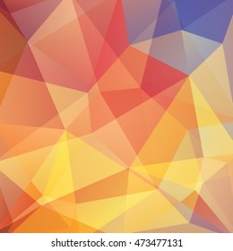 Polygonal abstract background. Looks like stylized sunset.