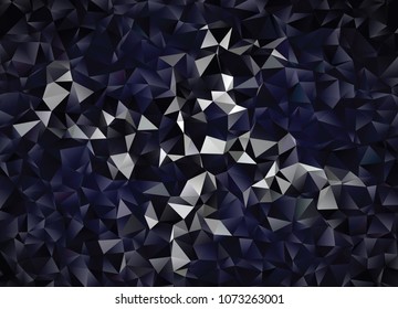  Polygonal abstract background. Low poly crystal pattern. Design with triangle shapes. Pattern suitable for backgrounds, Wallpaper, screen savers, covers, print, business cards. Vector clip art.
