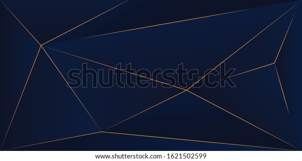 polygonal abstract background : modern, luxury, and futuristic styles with blue dark color