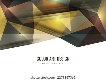 Fondo polígonal abstracto de triángulos en un estilo moderno. Colocar el texto. Uso para banners, sitios web, folletos, anuncios, carteles, etc. Ilustración vectorial