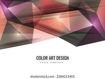 Fondo polígonal abstracto de triángulos en un estilo moderno. Colocar el texto. Uso para banners, sitios web, folletos, anuncios, carteles, etc. Ilustración vectorial