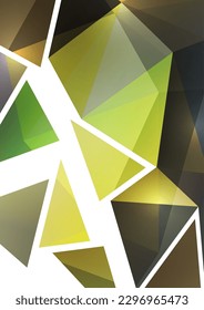 Fondo polígonal abstracto de triángulos en un estilo moderno. Colocar el texto. Uso para banners, sitios web, folletos, anuncios, carteles, etc. Ilustración vectorial