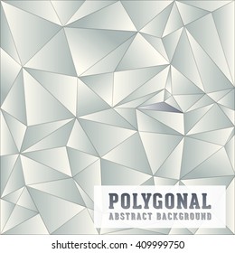 Polygonal abstract background. Vector and illustration. 