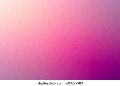 Polygonal abstract geometric violet and light pink triangular low poly style gradient background vector illustration