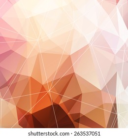 Polygonal abstract geometry background. Vector polygon texture