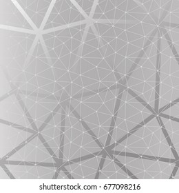 Polygonal abstract Global Connection seamless wallpaper pattern. Geometric polygonal vector background.